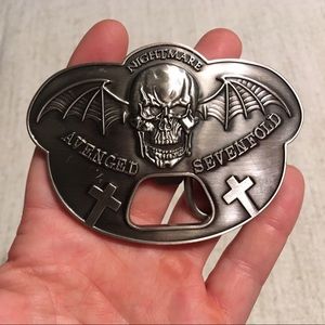 Avenged sevenfold belt buckle